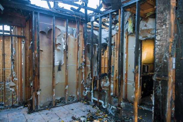 Professional Fire Damage Assessment technician working in Hedwig Village, TX